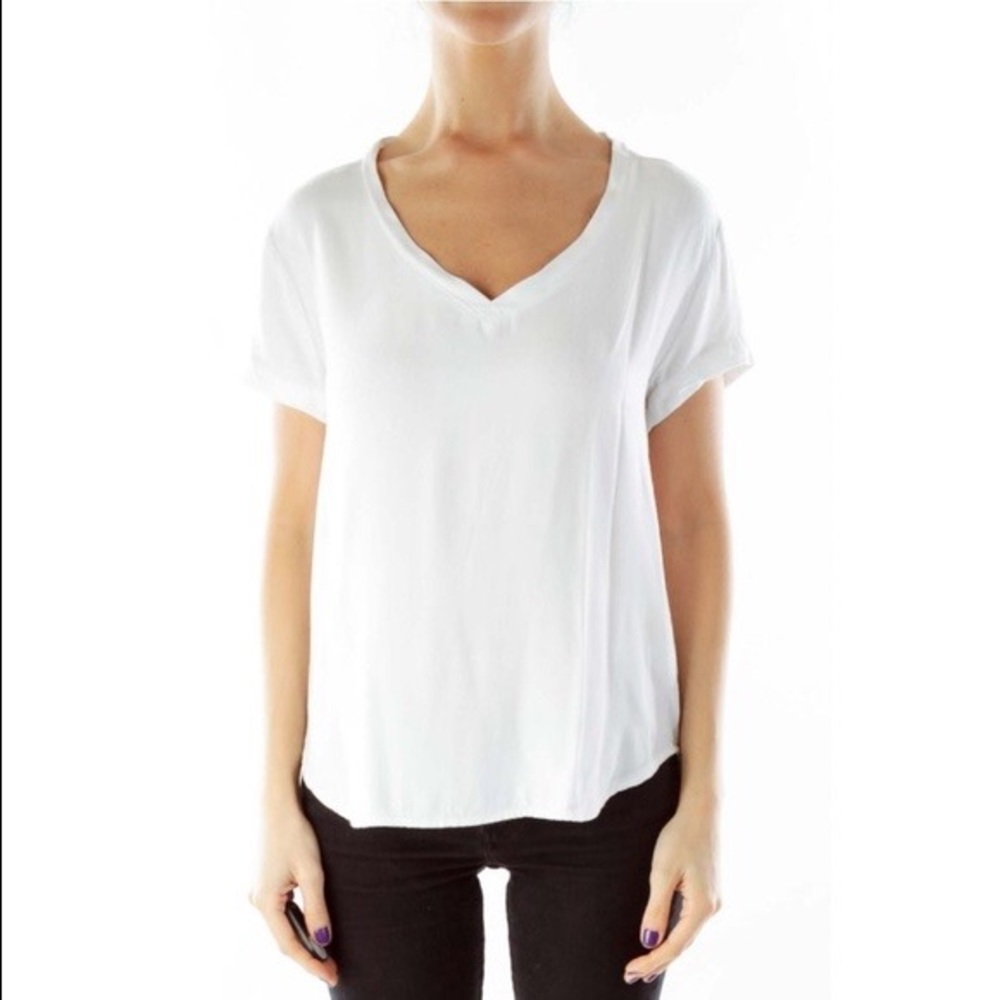 ANTHROPOLOGY Cloth & Stone — V-Neck Tee